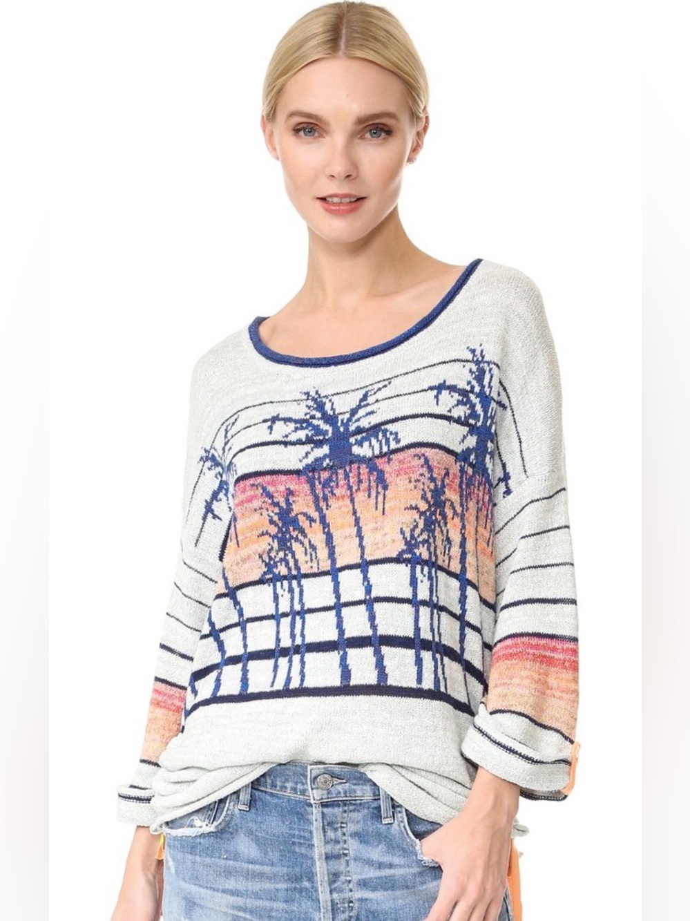 Free People Palm Breeze Knit Sweater